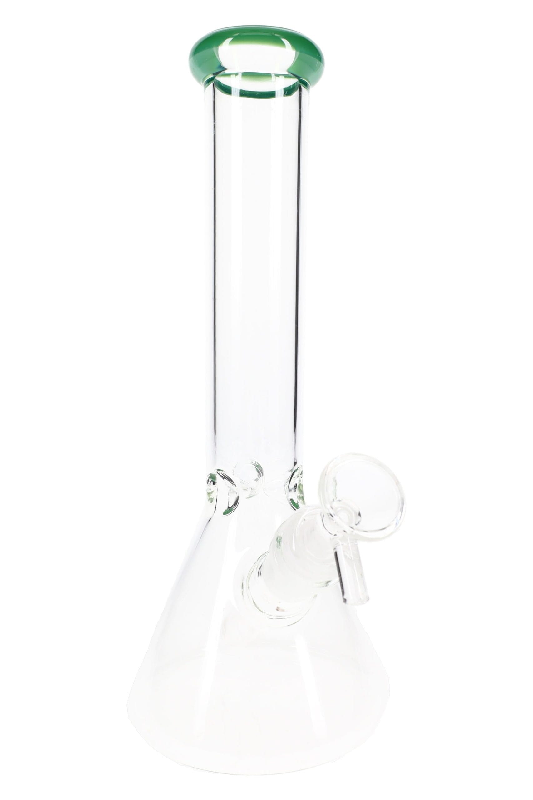 Colored Glass GoG Beaker Bong Mini Lab - 10 - Slime Green
