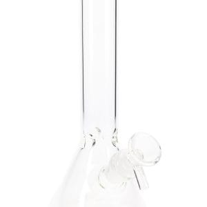 Colored Glass GoG Beaker Bong Mini Lab - 10 - White