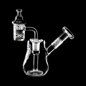 Compact Travel Etched Dab Rig Set