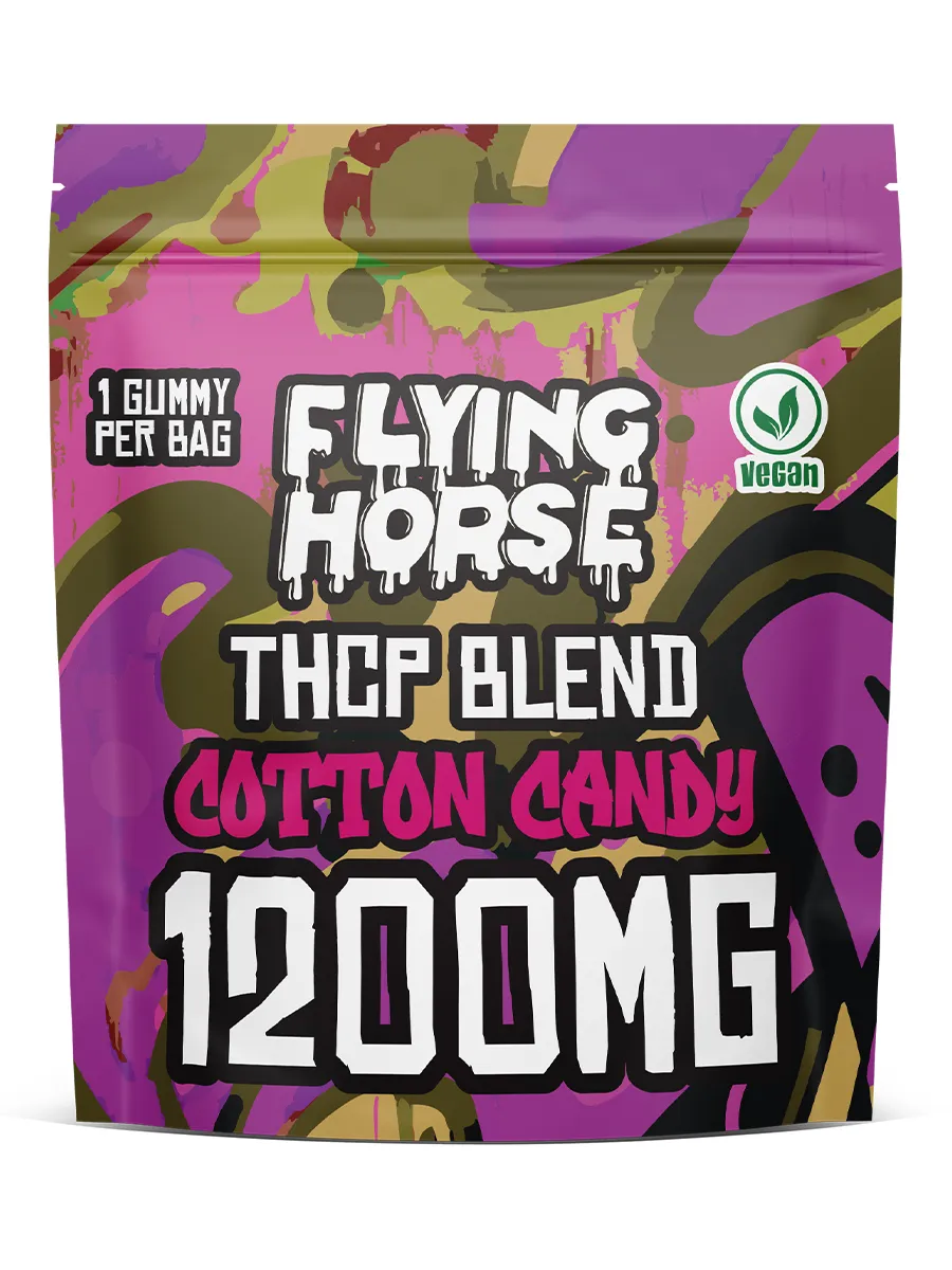 Cotton Candy Flying Horse THCP Blend Gummy 1200mg