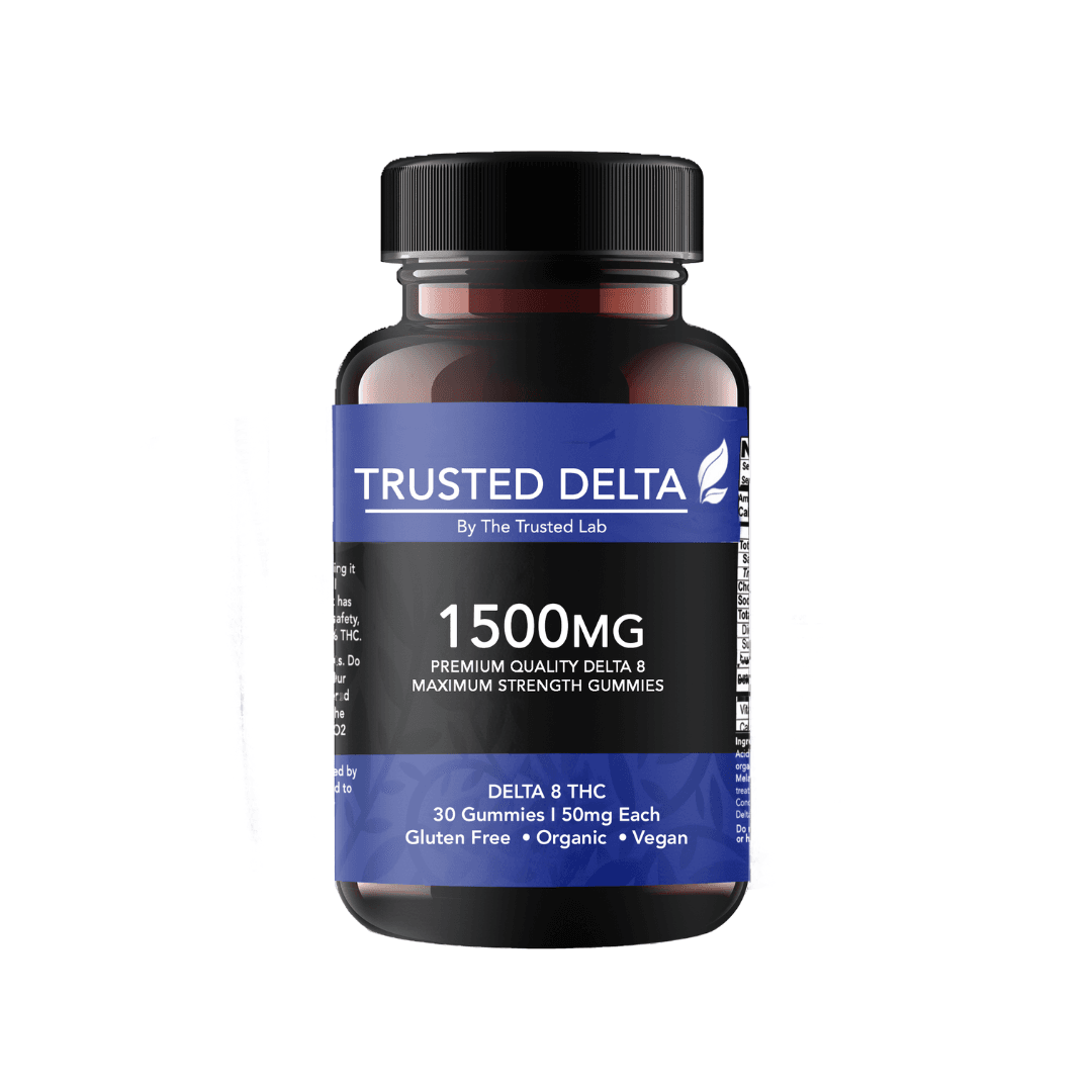 Trusted Delta Maximum Strength D8 Gummies (1,500mg)