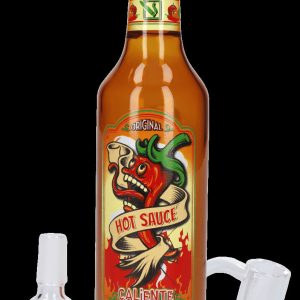 Daily High Club Hot Sauce Bottle Water Pipe