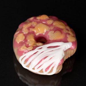Empire Glassworks Pink Donut Bite Me Hand Pipe