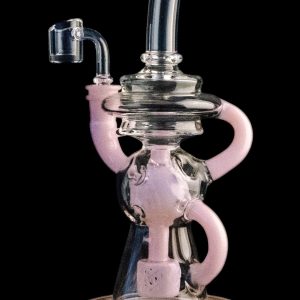 The ""Orbit Seeker"" Fab Egg Inception Recycler Dab Rig