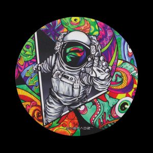 DabPadz ""Pulsar Spaceman"" Round Dab Mat