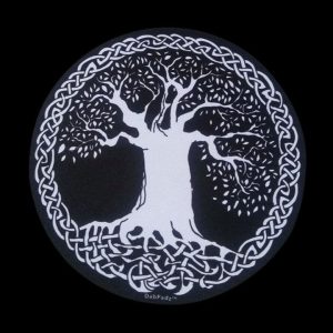 DabPadz Tree of Life Round Fabric Top Dab Pad