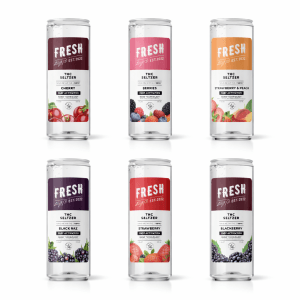 Delta 9 Nano THC Seltzer Variety 6ct - 600mg - Fresh