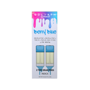 Delta Extrax Vape Pods Goliath 2Gram 2Pods Berry Blue Lowest Price Best Brand Get Near Me For Sale