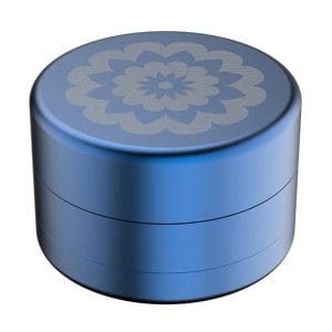 Flower Mill 2.5" Next Gen Standard Grinder - Blue