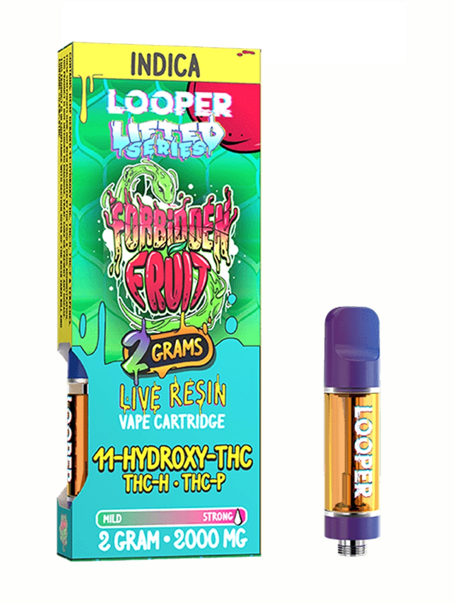 Forbiddem Fruit Looper Lifted Series 11 HYDROXY THCTHC HTHC P Live Resin Vape Cartridge 2G