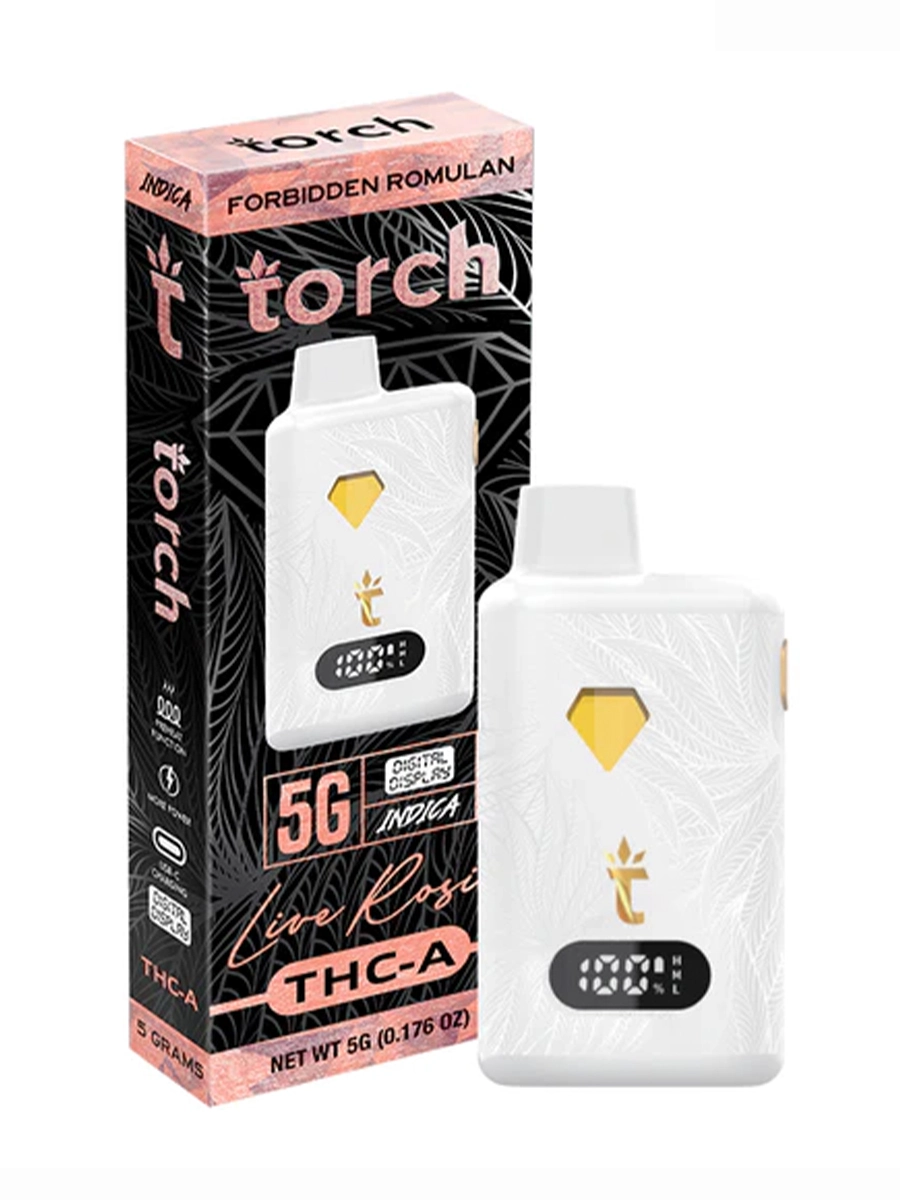 Forbidden Romulan Torch Live Rosin THC A Disposable 5G