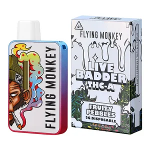 Fruity Pebbles Flying Monkey Live Badder THCA Disposable 2G