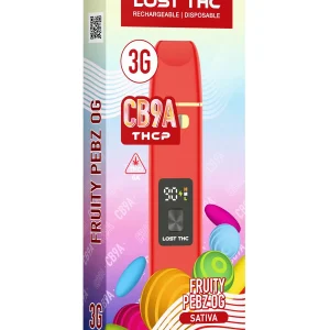 Fruity Pebz OG Lost THC CB9A V4 Disposable 3G