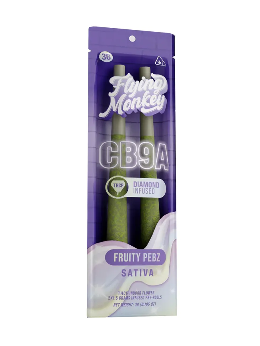 Fruity Pebz Flying Monkey CB9A THCP Indoor Flower 2ct