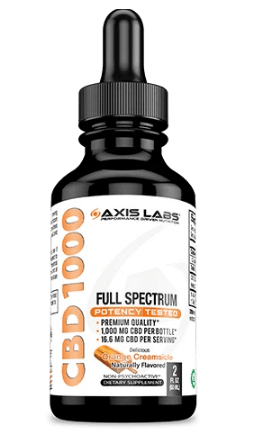 FullSpectrumCBD1000Oil OrangeCreamsicle