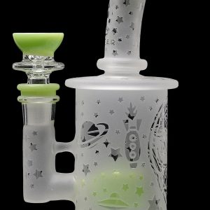 Calibear Sandblasted Flower Of Life Mini Can Bong