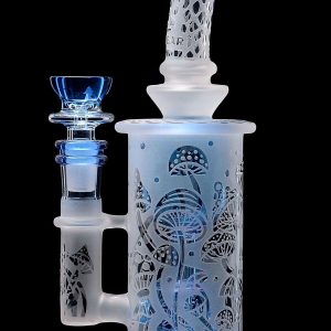 Calibear Sandblasted Seed Of Life Perc Torus Can Bong