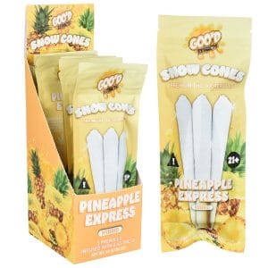 GOO'D Snow Cones THCA Pre-Rolls | 3g | 3pc | 5pk Display - Pineapple Express