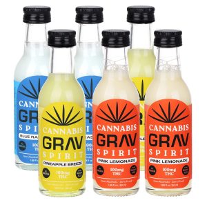 GRAV Cannabis Spirit D9 THC Flavor Shot | 50mL | 100mg - Assorted Flavors | 18ct Box