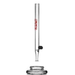 GRAV® Clear Vapor Straw & Dish - Red