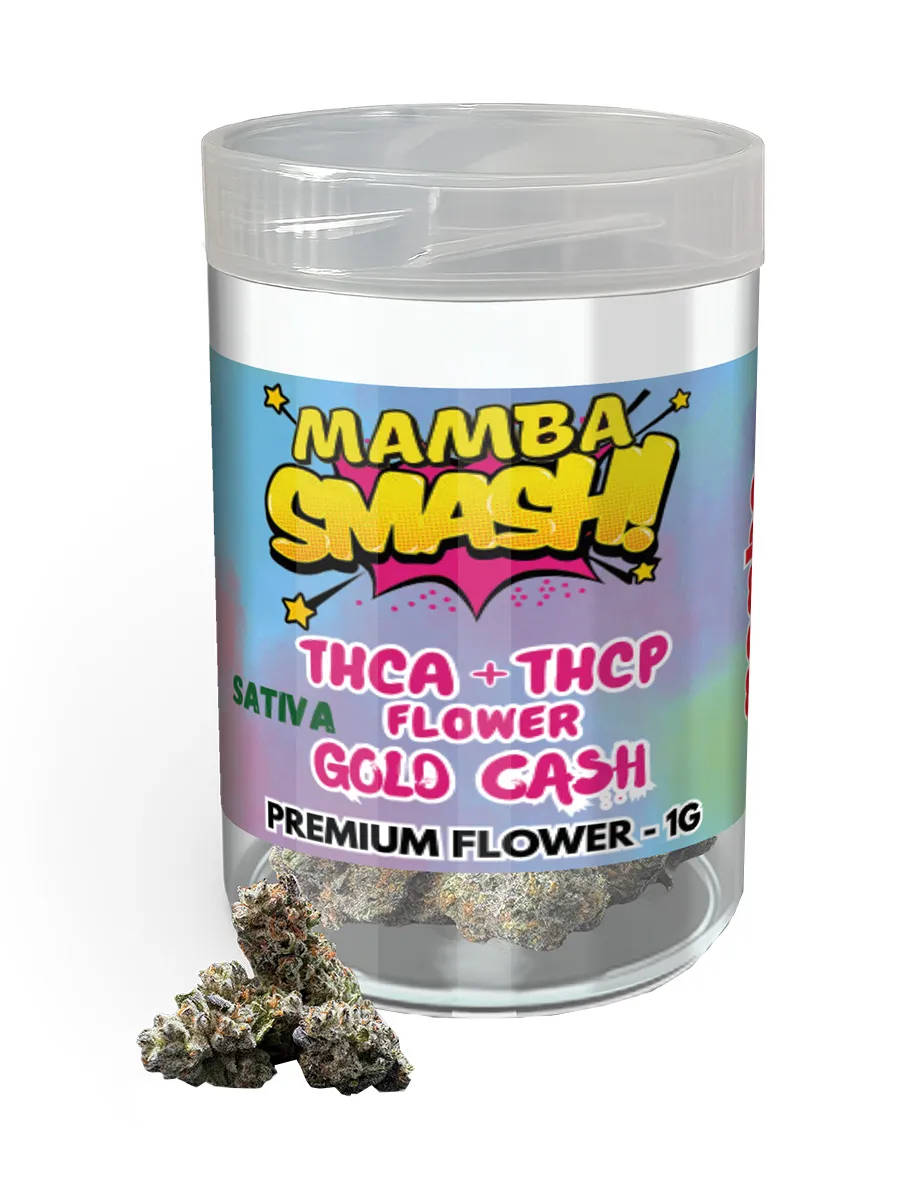 Gold Cash Mamba SMASH THCATHCP Premium Flower 1G