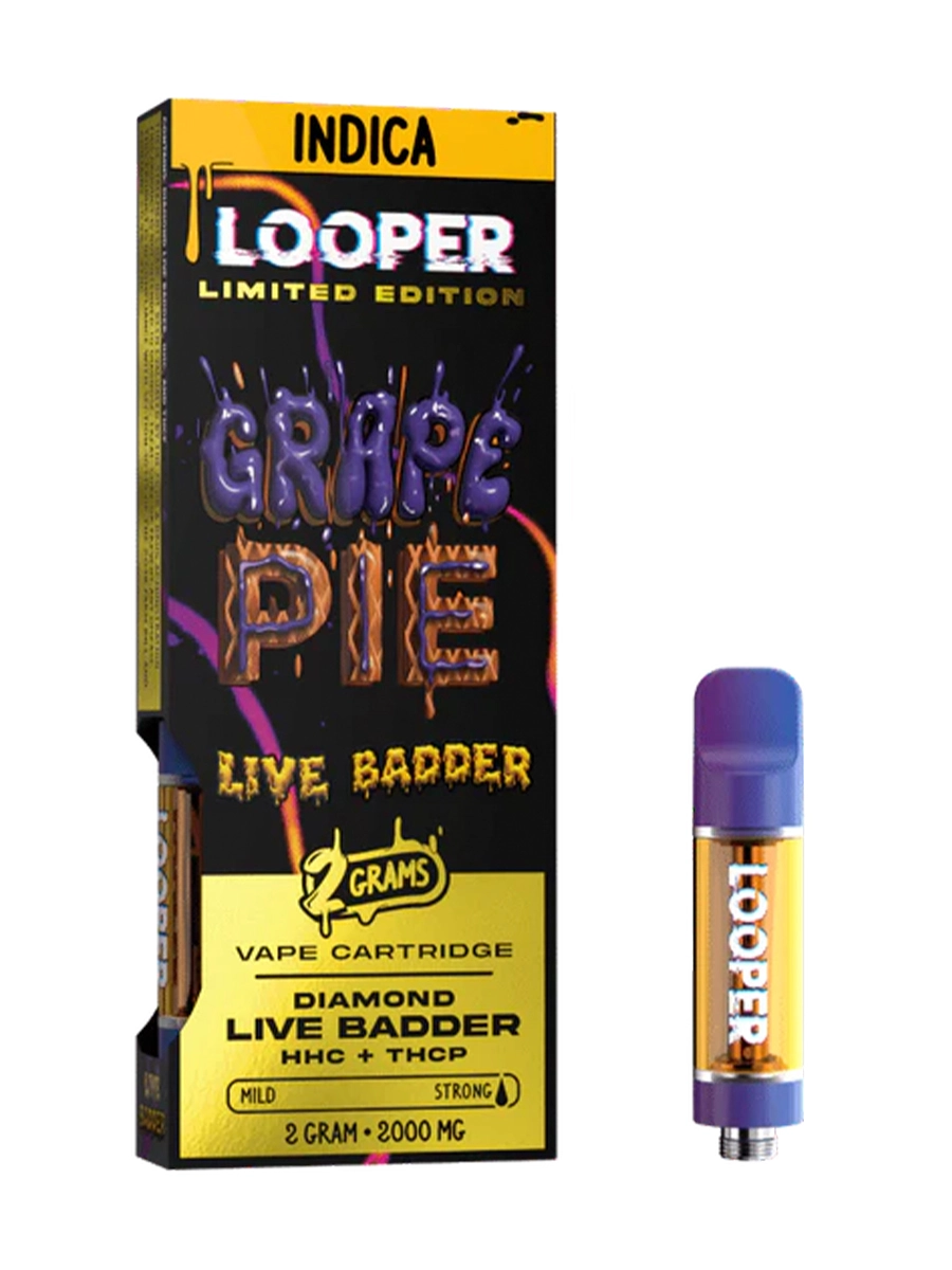 Grape Pie Looper Limited Edition Diamond Live Badder HHCTHC P Vape 2G