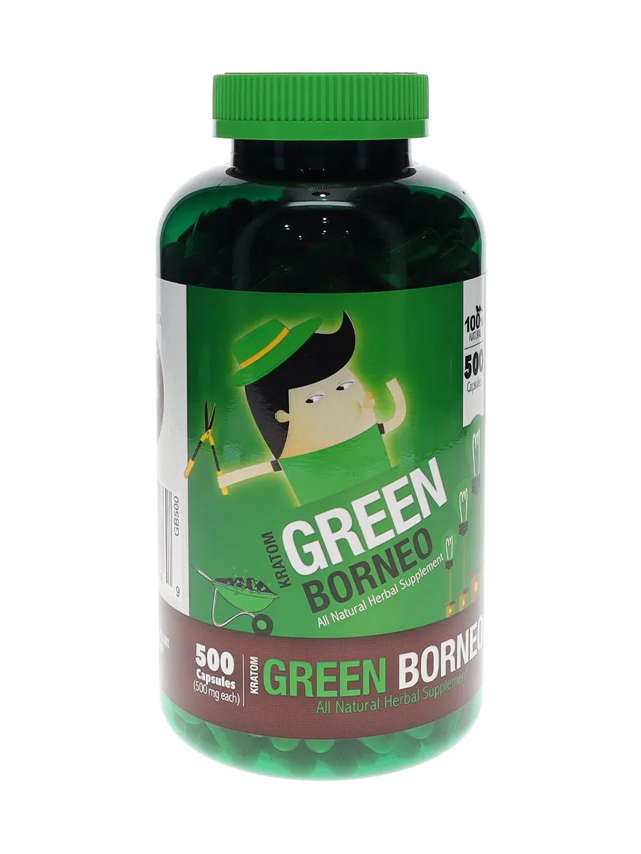 Green Borneo Bumble Bee Kratom Capsules 500ct