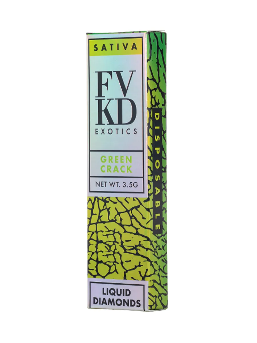 Green Grack FVKD Exotics THC A Rosin Disposable 3