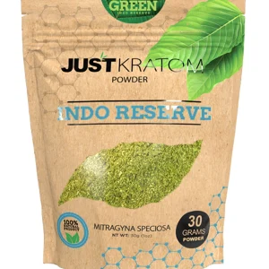 Green Indo Reserve Just Kratom Mitragyna Speciosa Powder 30g