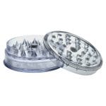 Grind-and-Store Acrylic Grinder | 3pc | 2.2" - Clear