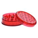 Grind-and-Store Acrylic Grinder | 3pc | 2.2" - Red