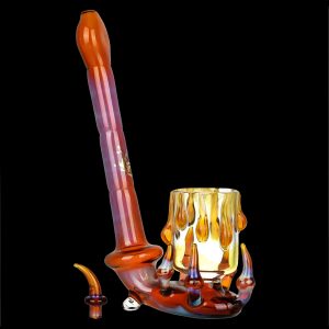 Pulsar Dragon Claw Sherlock Pipe for Puffco Proxy with Carb Cap