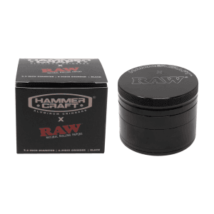 Hammercraft x RAW 2.2" Grinder - Black
