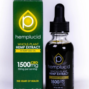 Hemplucid Full-Spectrum CBD in Hemp Seed Oil Tincture 1500mg - 1 Oz