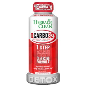 Herbal Clean QCarbo32 Detox Drink | 32oz - Tropical Punch