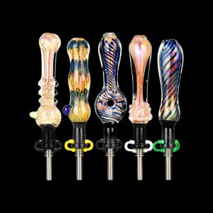 High End Fumed Dab Straw - 20 Pack