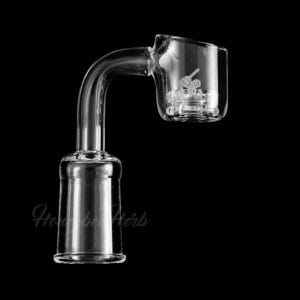 Honeybee Herb Honeycomb Knot Quartz Banger - 90° | YL - 14mm / Female