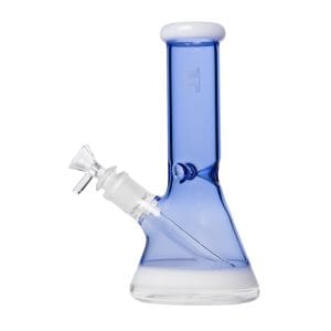 Human Grade 9" Beaker Bong - Light Blue