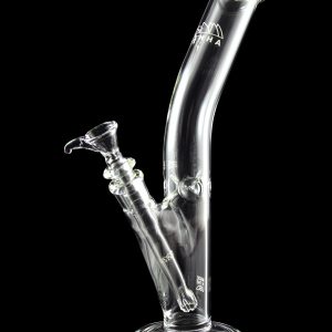 Piranha Glass Straight Tube Bong with Bowl & Banger