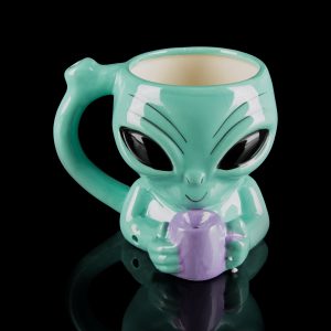 Roast & Toast Alien Ceramic Mug Pipe