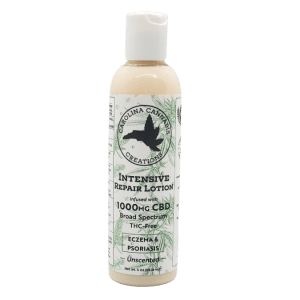 Intensive Repair Lotion 1000mg CBD Carolina Cannabis Creations