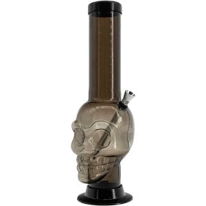 JM Enterprises 12-15" Acrylic Skull Chamber Bong - Multiple - Black / 12 Inch
