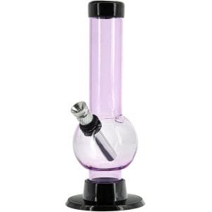 JM Enterprises 6" Acrylic Bubble Bong - Multiple Colors - Pink