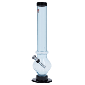JM Plastics Diamond Base with Carb Hole Bong - 12 in