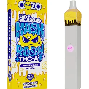 Khalifa Kush Dozo Live Hash Rosin + THC-A Diamond Disposable 2.5G