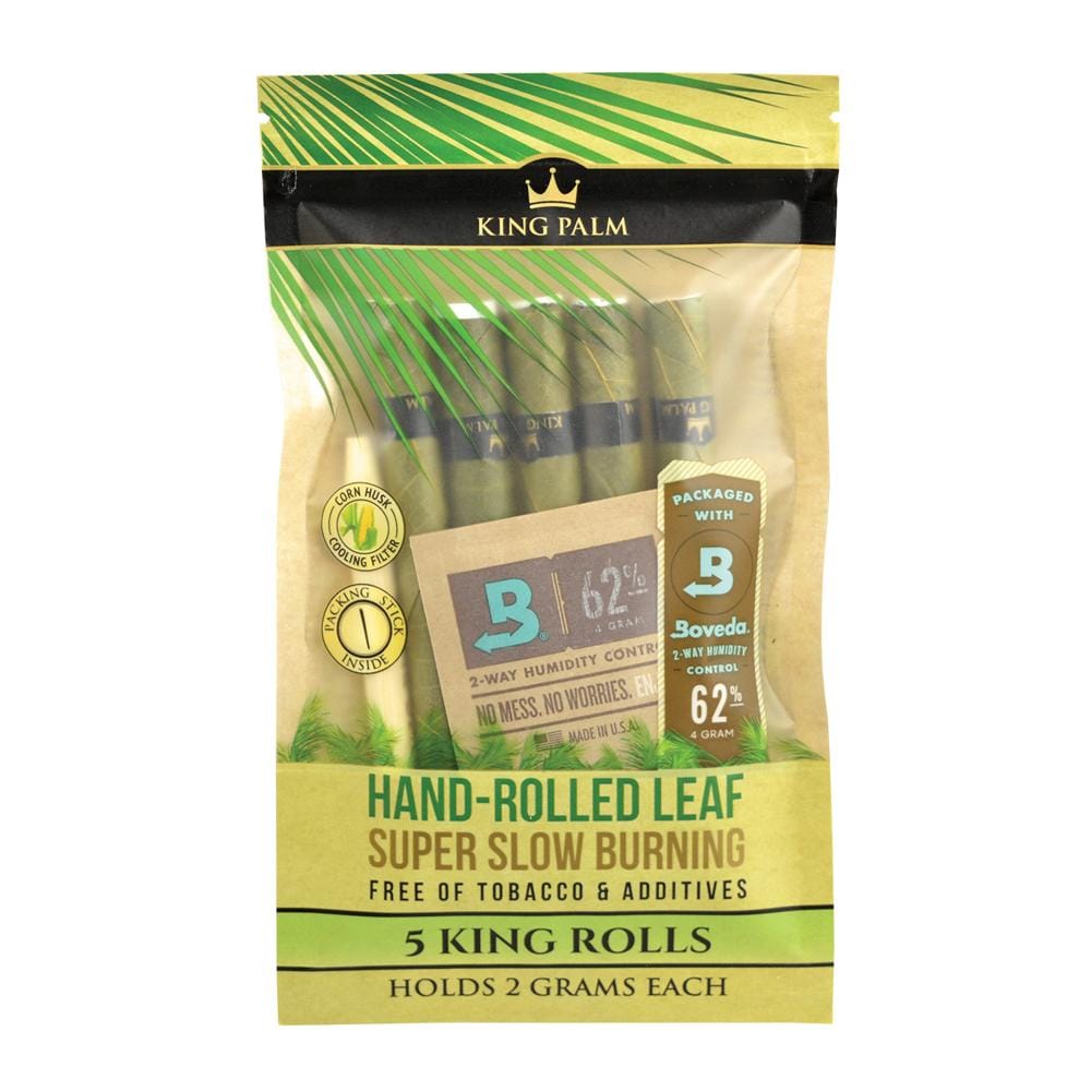 King Palm King Size Leaf Rolls - Full Box (15 Packs)