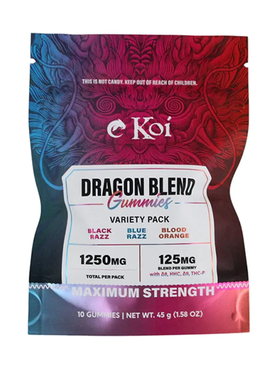Koi Dragon Blend Gummies Variety Pack 1250mg