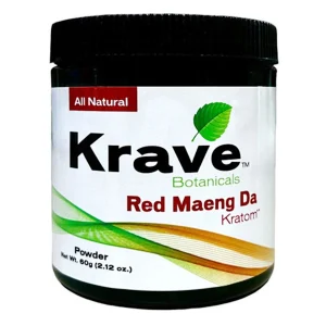 Krave Botanicals Red Maeng Da Kratom Powder 60g