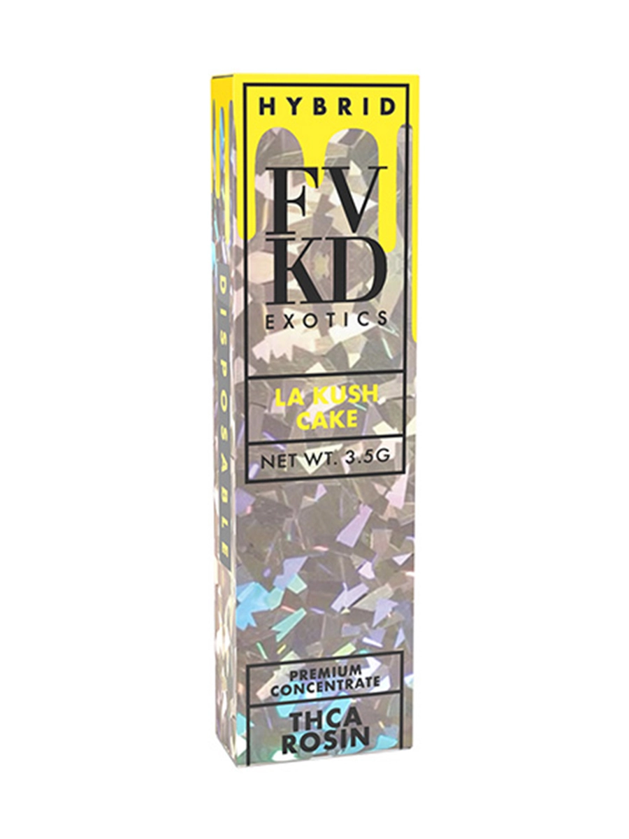 LA Kush Cake FVKD Exotics THC A Rosin Disposable 3
