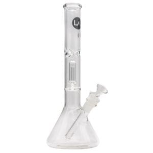 LA Pipes Single or Double Showerhead Perc Beaker Bong - One